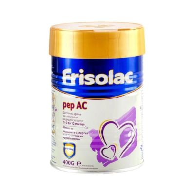 Frisolac Pep AC Адаптирано Мляко за кърмачета с алергия към протеина на кравето мляко 0м+