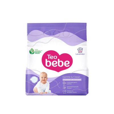 Tео Bebe Gentle & Clean Lavender Прах за пране с екстракт от Лавандула 1.5 кг
