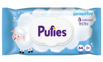 Pufies Sensitive Бебешки мокри кърпички  64 бр