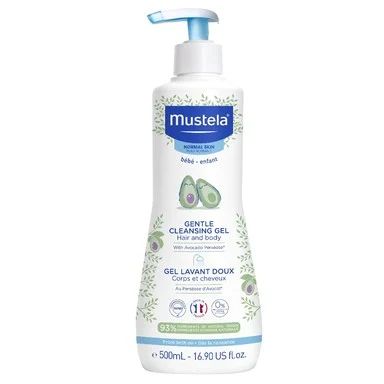 Mustela Нежен Измиващ гел за коса и тяло 500 мл