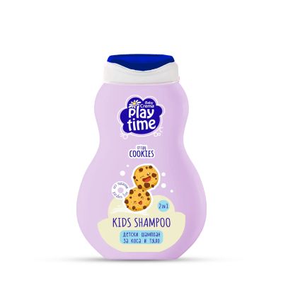 Play Time, Crispy Cookies детски шампоан 2 в 1  250 мл