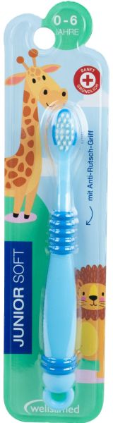 Wellsamed Четка за зъби Junior, Soft 0-6 г
