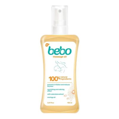 Бебо Масажно олио с помпа 0м+