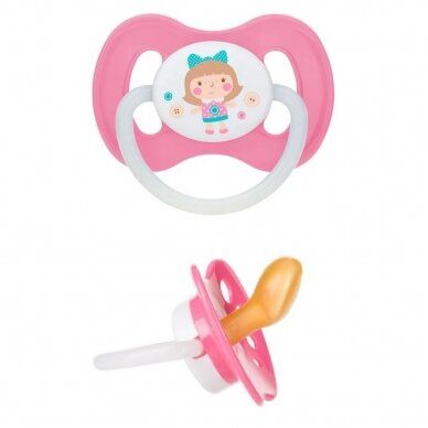 Canpol babies латексова ортодонтска залъгалка  0-6м момиченце