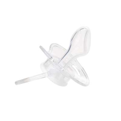 Canpol Бебешка силиконова залъгалка ортодонтска 6-18 м бял