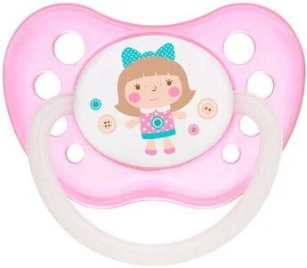 Canpol babies латексова ортодонтска залъгалка 18м+ момиченце