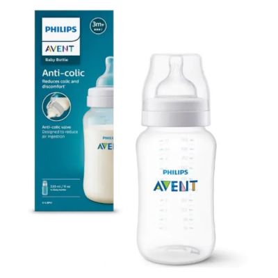 Avent Anti-Colic шише с биберон 3м+ 330 мл