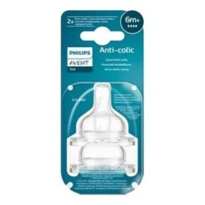 Avent Philips Anti-colic Биберон за хранене 6м+ 2 бр