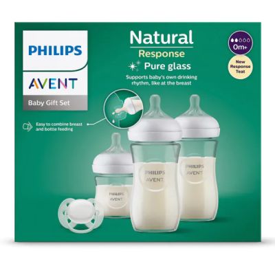 Avent Natural Response комплект за  новородено със стъклени шишета  0м+