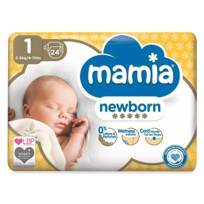 Mamia 1 Newborn пелени 24 бр