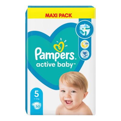 Pampers 5 размер пелени Active Baby VPP 50 бр