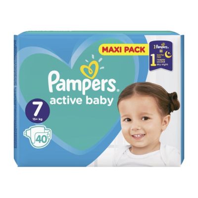 Pampers 7 размер пелени Active Baby VPP 40бр