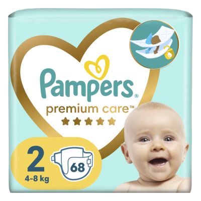 Pampers Premium Care 2 размер пелени 68 бр