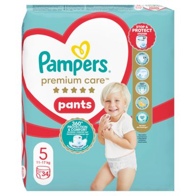 Pampers Premium care размер 5 pants 34 бр