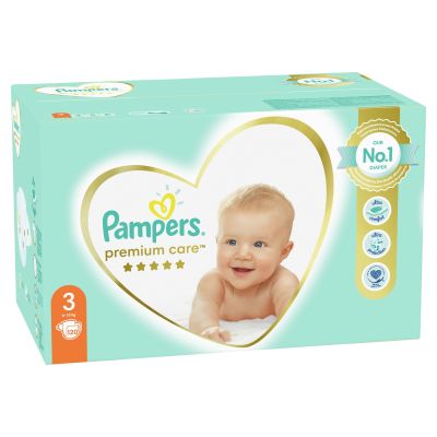 Pampers Premium Care 3 размер пелени кашон 120 бр