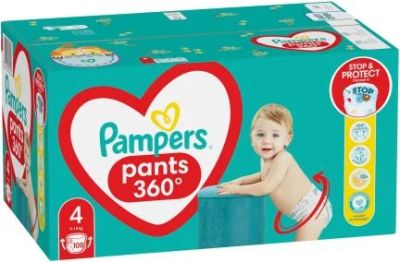 Pampers Pants 4 размер гащички кашон 108 бр