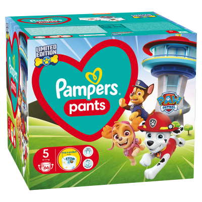 Pampers Pants Paw Patrol 5 размер гащички кашон 6 бр
