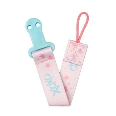 Canpo Exotic Animals клипс с лента за залъгалка розова 0м+