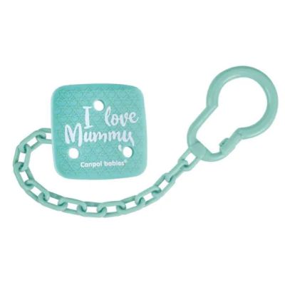 Canpol клипс за залъгалка I Love Mummy 0м+