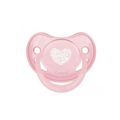 Canpol силиконова залъгалка сърце ортодонтска форма 18м+ 