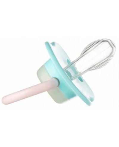 Canpol силиконова залъгалка синя звезда симетрична форма 18м+ 