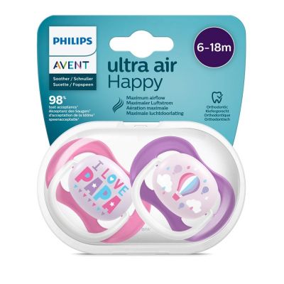 Philips Avent Ultra Air Happy залъгалка балон 6-18м 2 бр