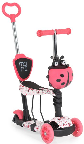 Moni Lolipop тротинетка цвят червен 2г+