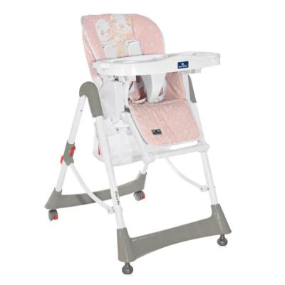 Lorelli Gusto Satin Pink Hug детско столче за хранене 