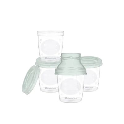 Kikkaboo контейнери за съхранение на кърма с адаптор