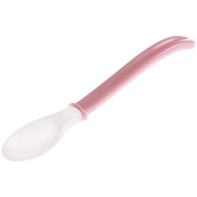 Canpol лъжица с мек връх розов цвят 4м+
