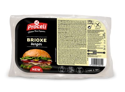 Proceli BRIOXE burger безглутенови питки за хамбургери без лактоза