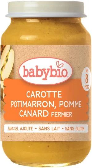 Babybio Био пюре зеленчуци с Патешко месо