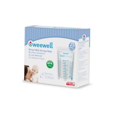 Weewell еднократни пликове за кърма 25 бр 