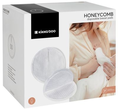 KikkaBoo Honeycomb еднократни подплънки за гърди 50 бр