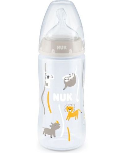 Nuk First Choice Temperature Control шише Коала РР със силиконов биберон 0-6м 300мл
