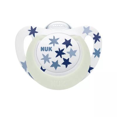Nuk Star Night силиконова залъгалка момче 18-36м