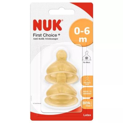 Nuk First Choice биберон каучук размер М 0-6м 2бр