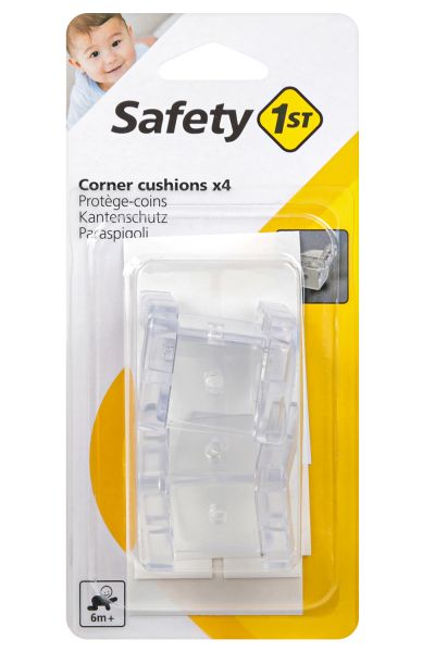  Safety1st пластмасови прозрачни протектори за ъгли и ръбове 4 бр