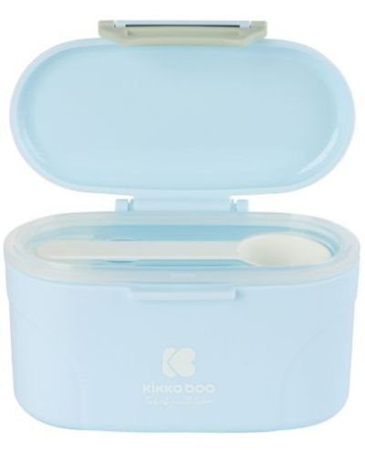 Kikkaboo синя кутия за съхранение на сухо мляко с лъжичка 