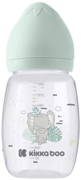 Kikkaboo Savanna полипропиленово шише за момче 3м+ 260мл